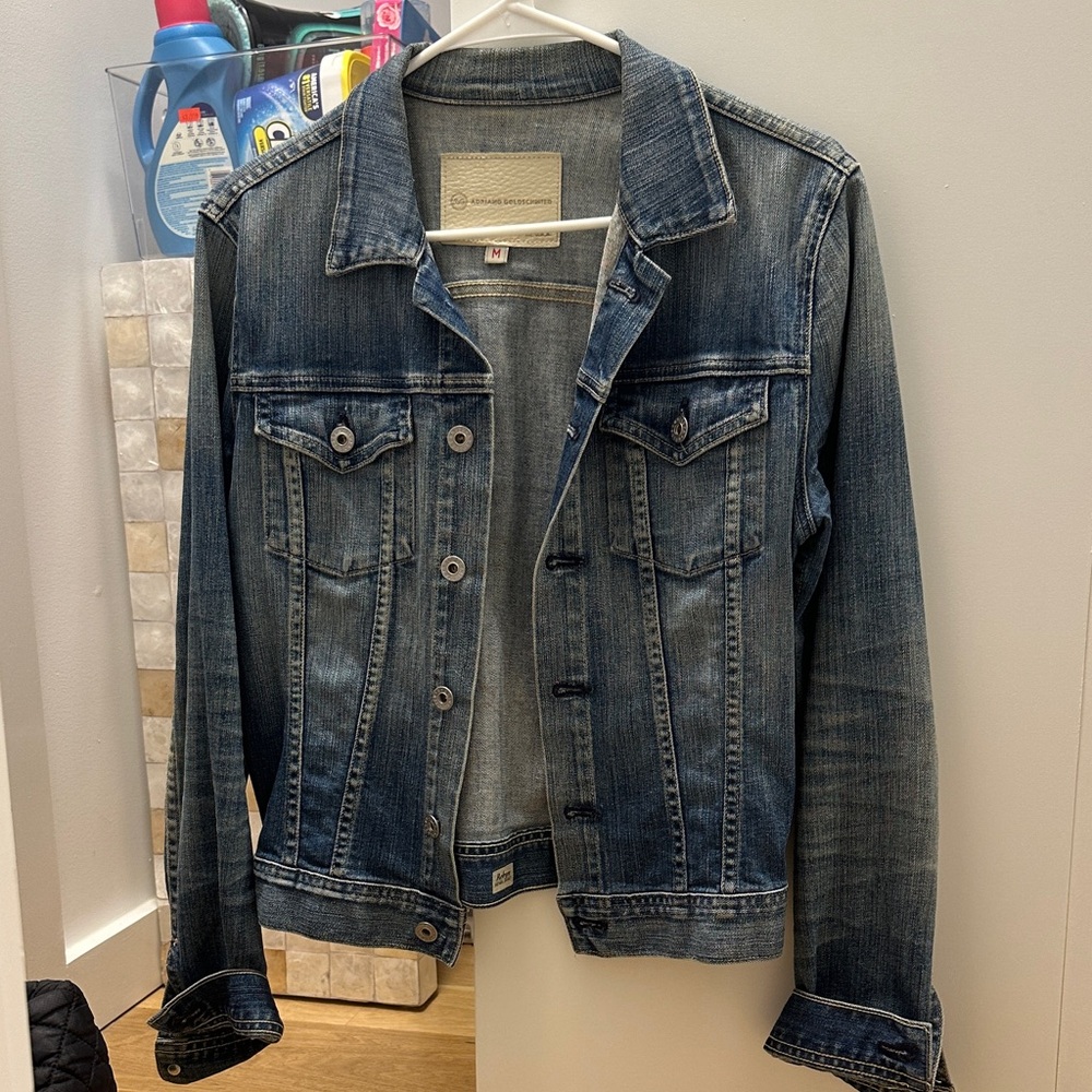 AG Adriano Goldschmied Blue Denim Jacket
